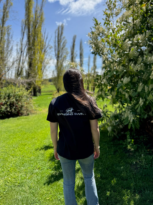 Minimalistic SS chest-back logo